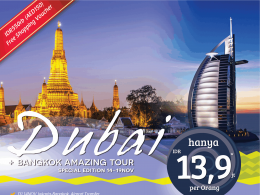 Amazing Dubai plus Bangkok 14NOV Special Edition